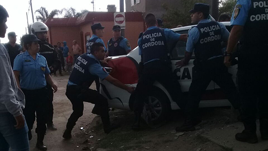 monteagudo mendoza accidente policias moviles