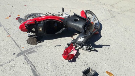 accidente moto zanella 110