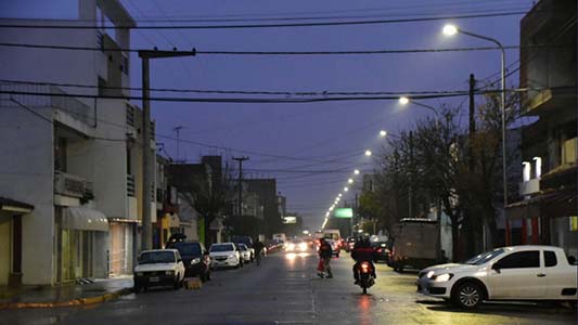 luces led calle Mendoza