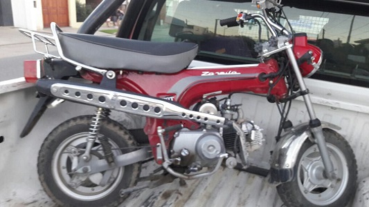 moto secuestrada hecho violencia
