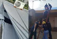 Intentó robar y tuvieron que bajarlo con los bomberos del techo